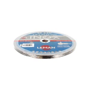 DISQUE TRONCONNAGE INOX 230X2.0X22.23 LOT DE 5 F41 - 2302049.05 - LEMAN