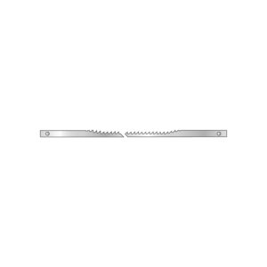 12 LAMES A CHANTOURNER A ERGOT 127X2X0.25 / 10DPC BLISTER - 2901.12 - LEMAN
