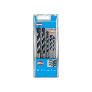 COFFRET 5 FORET BETON CYLINDRIQUES D.4-5-6-8-10MM - 602.000.05 - LEMAN