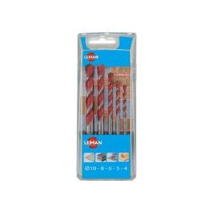 COFFRET 5 FORETS MULTI-MATERIAUX D.4-5-6-8-10MM - 702.000.05 - LEMAN