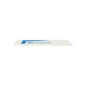 3 LS SABRE 205MM E.1,27 PAS VARIABLE 1,8-2,5MM BIM ACIER/BOIS AVEC CLOUS - 7715.03 - LEMAN