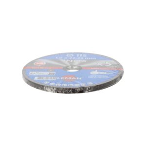LOT DE 5 DISQUES TRONCONNAGE INOX 115X1.0X22.23 MP - SET05.1151049 - LEMAN