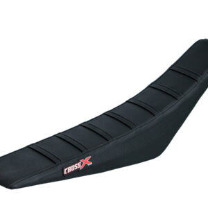 HOUSSE DE SELLE SHERCO SE-R SEF-R TOP BLACK- SIDE BLACK-STRIPES BLACK