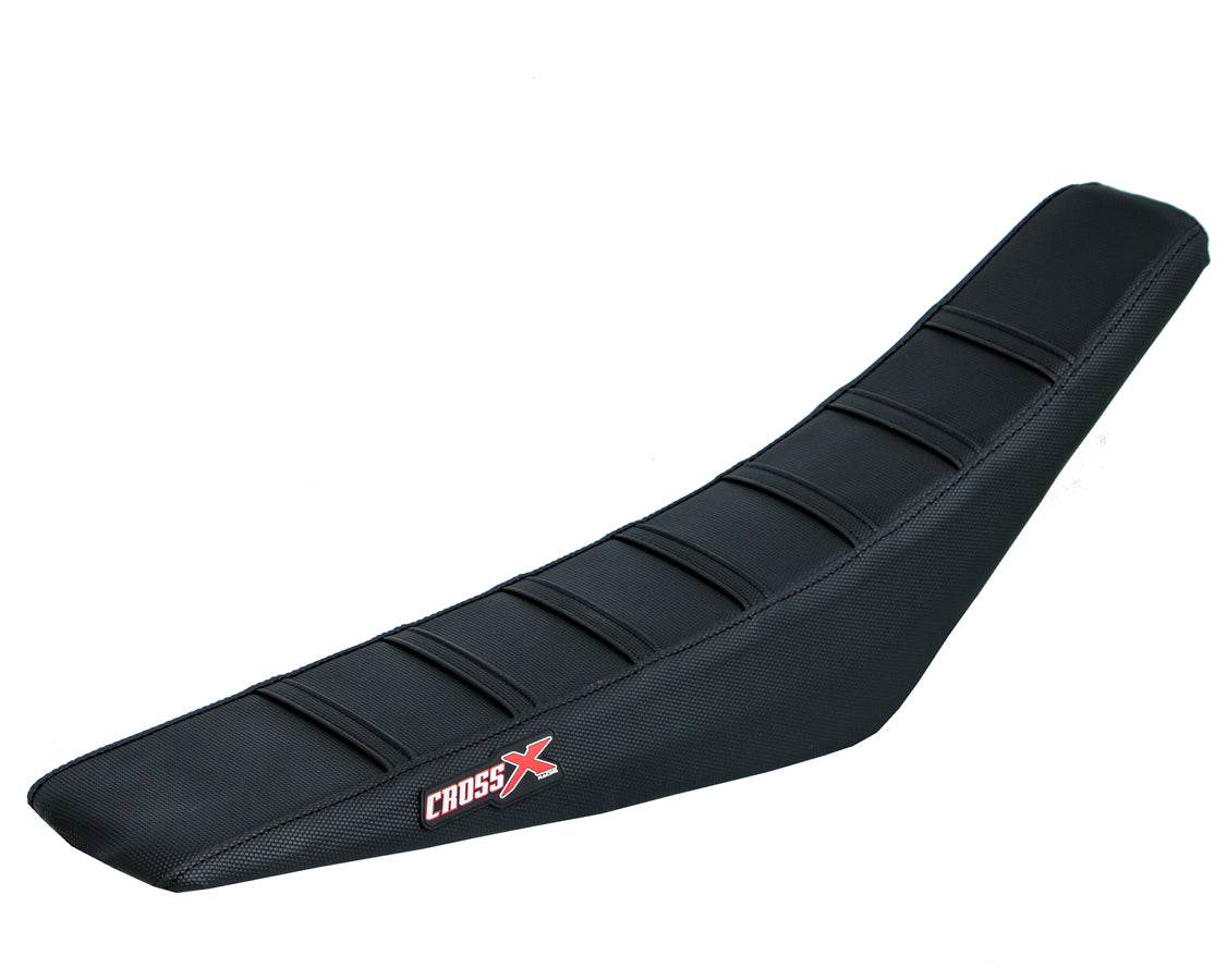 HOUSSE DE SELLE SHERCO SE-R SEF-R TOP BLACK- SIDE BLACK-STRIPES BLACK