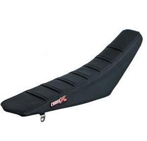 HOUSSE DE SELLE HONDA CRF 450 - TOP BLACK- SIDE BLACK-STRIPES BLACK