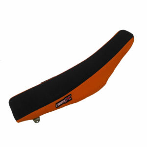HOUSSE DE SELLE KTM SXF 250-450 16-18 SX 125-150 16-18 SX 250 17-18 EXC 17-19 TOP BLACK- SIDE ORANGE (M518-2BO)