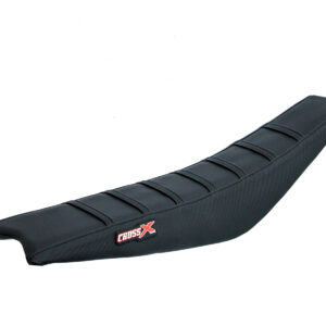 HOUSSE DE SELLE GASGAS EC-ECF - TOP BLACK- SIDE BLACK-STRIPES BLACK