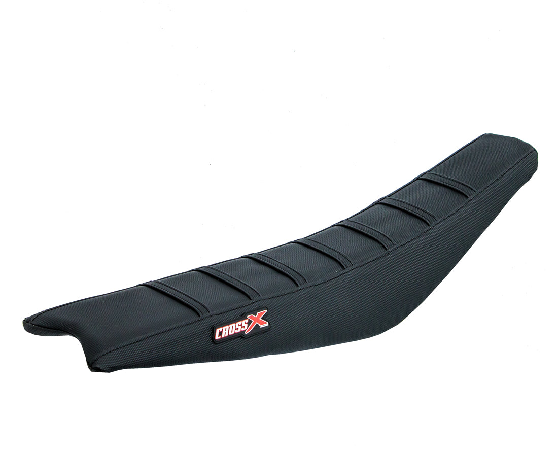 HOUSSE DE SELLE GASGAS EC-ECF - TOP BLACK- SIDE BLACK-STRIPES BLACK