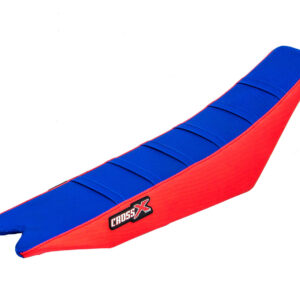 HOUSSE DE SELLE BETA RR-RS - TOP BLUE- SIDE RED-STRIPES BLUE