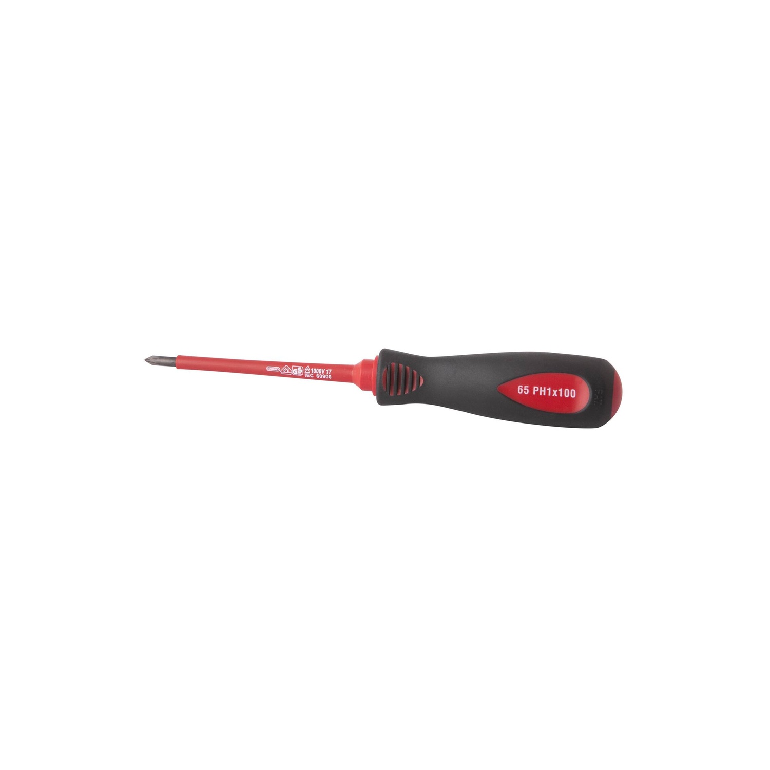 Tournevis phillips PH1x100mm isolé 1000V IEC 60900 - OE 0718 - CLAS Equipements