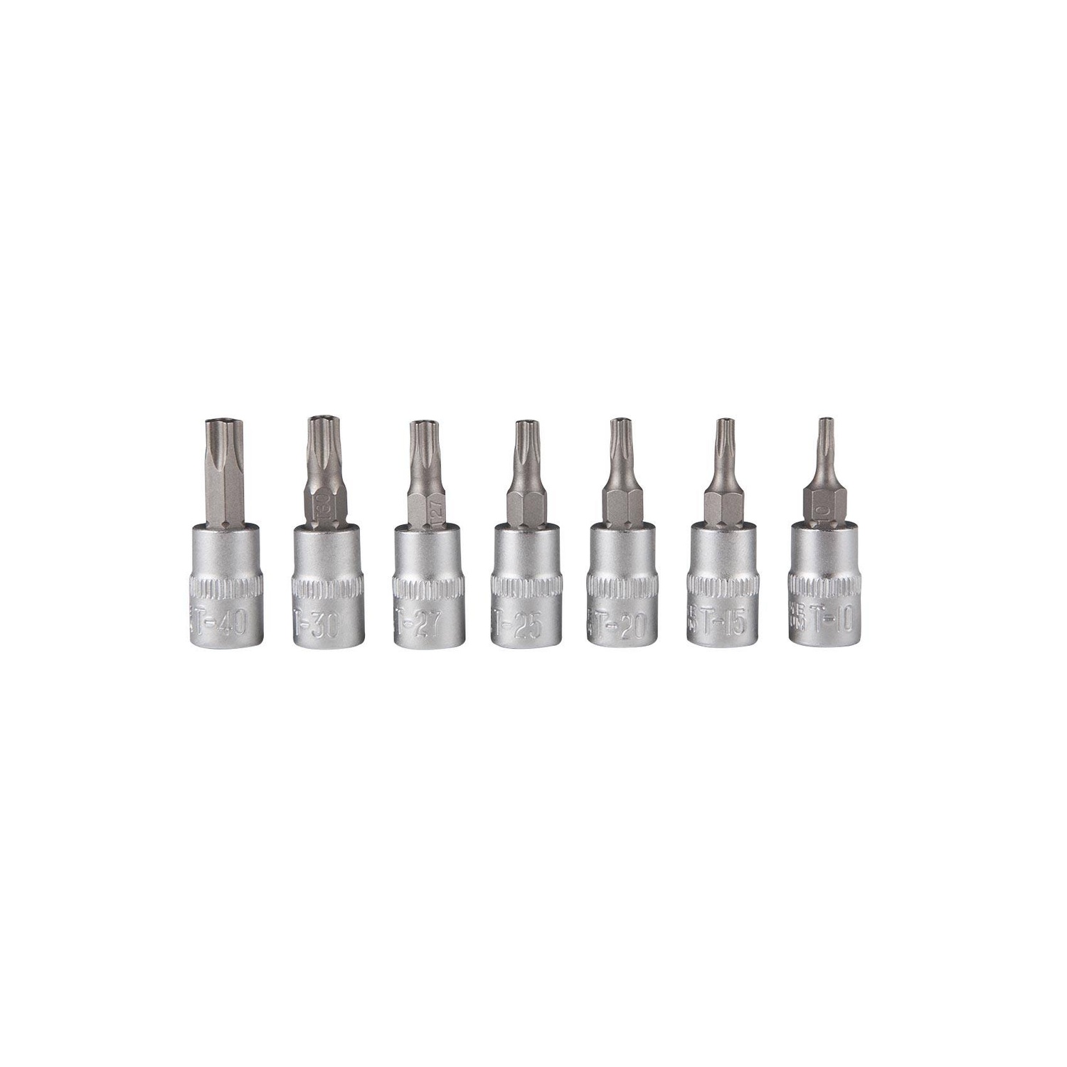 Jeu 7 douilles embouts ts 1/4" Ts10-ts15-ts20-ts25-ts27-ts30-ts40 - OM 7006 - CLAS Equipements