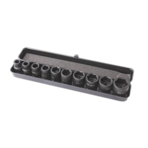 Coffret 10 douilles choc 10-27mm 1/2" Cr-Mo DIN ISO 2725-3 - OS 3100 - CLAS Equipements