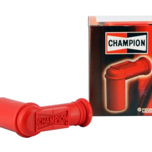 Capuchon Antiparasite Champion Ø14mm Bougie Avec Douille Antiparasite Coudé 90° Silicone