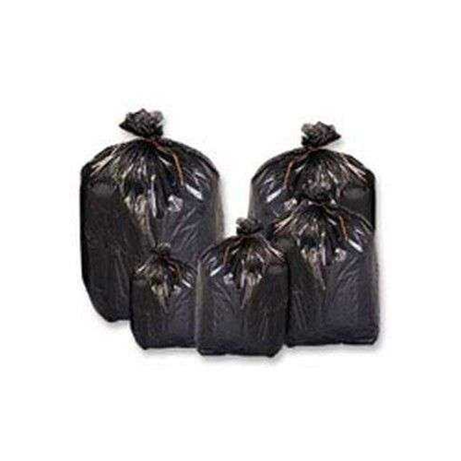 Sac 150l noir 40 microns le carton de 100 - PROM BD150NR002 - Sac poubelle 130 à 160 litres - PROMOSAC