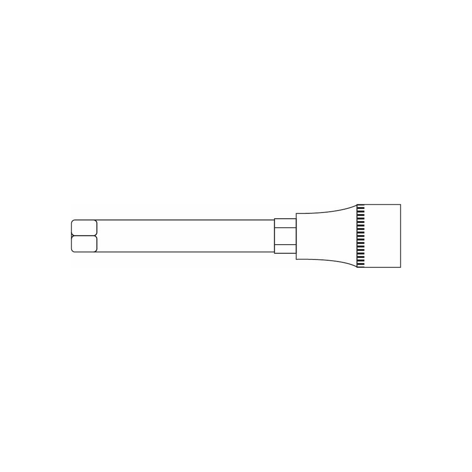 Douille embout héxagonal 8mm L.100mm 1/2'' CrV - SA 0382 - CLAS Equipements