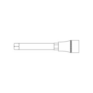 Douille embout héxagonal 13mm L.100mm 1/2'' CrV - SA 0386 - CLAS Equipements