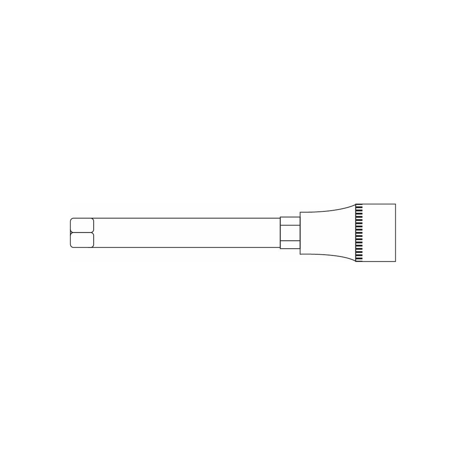 Douille embout héxagonal 6mm L.140mm 1/2'' CrV - SA 0388 - CLAS Equipements