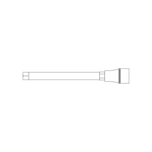 Douille embout héxagonal 8mm L.200mm 1/2'' CrV - SA 0397 - CLAS Equipements