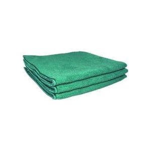 Lot de 5 chiffons microfibre vert 38x38cm - TAMPEL - les microfibres
