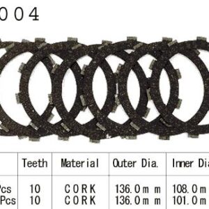 Kit Disques d'Embrayage Garnis Cb 500 S/R 1994/2002 Vt600 C Shadow 1989/2001