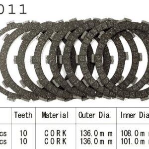 Kit Disques d'Embrayage Garnis Xrv650 Africa-Twin 1988/1990