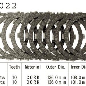 Kit Disques d'Embrayage Garnis Cbr900 Rr 1996/1997
