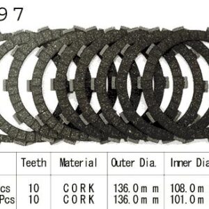 Kit Disques d'Embrayage Garnis Cb600 Hornet 1998/2002