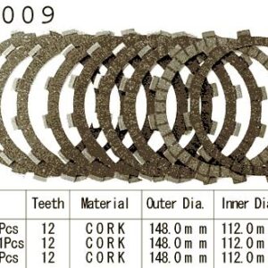 Kit Disques d'Embrayage Garnis Fzr 1000 1989/1991
