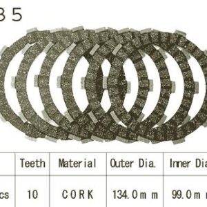 Kit Disques d'Embrayage Garnis Yz 125 H 1981