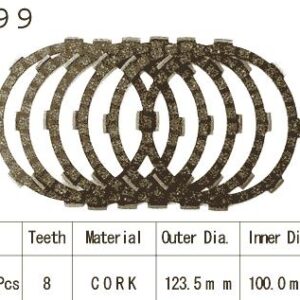 Kit Disques d'Embrayage Garnis Dt 125 Lc 1984/1988