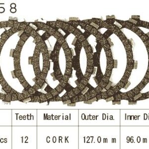 Kit Disques d'Embrayage Garnis Rm 125 1983/1985