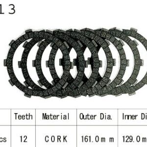 Kit Disques d'Embrayage Garnis Zx750 Gpz 1983/1985