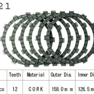 Kit Disques d'Embrayage Garnis Kr1/1s 250 1989/1990