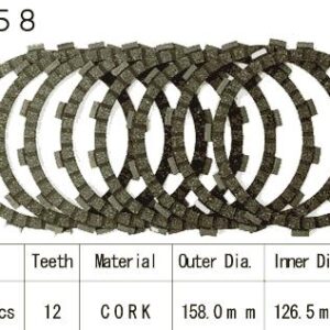 Kit Disques d'Embrayage Garnis Cross Zx-7r Ninja 1991/1996