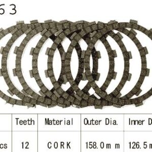 Kit Disques d'Embrayage Garnis Zx-6r Ninja 1990/1996