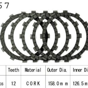 Kit Disques d'Embrayage Garnis El250 Eliminator