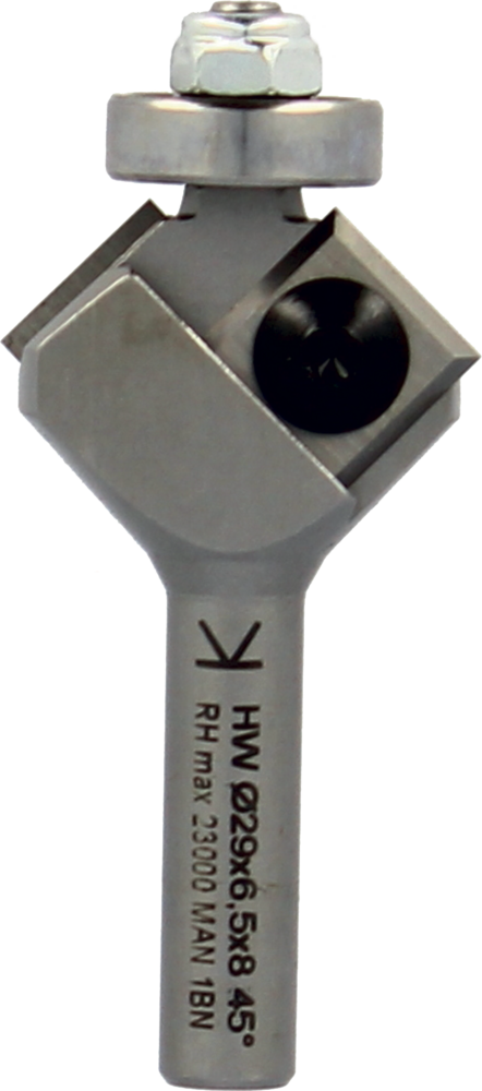 MECHE AFFLEUR. 2 PLAQUETTES CHANFR. 30° D26 Q8/RLT HM - 828.730.00 - LEMAN – Image 2