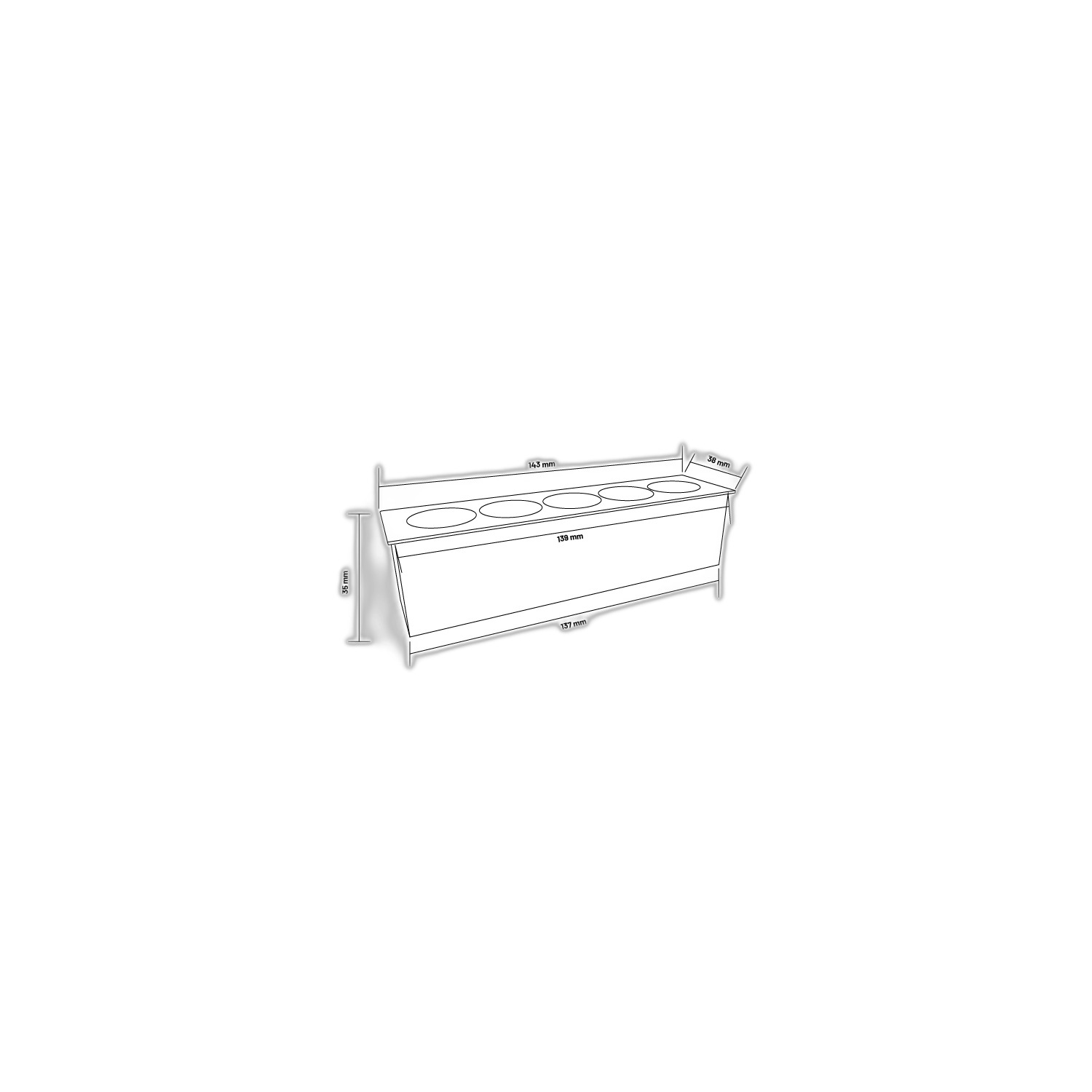 Foco LED Linéaire Viena 10W 3000K - Ledme - GA3003 – Image 2