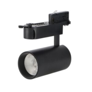 Spot Led sur Rail Noir Turin 30W Triphasé 4500K - Ledme - LM3148