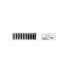 PLAQUETTE K050 MICRO-GRAIN 40X12X1,5/2 COUPES 45° HM - 02.5614.2 - LEMAN