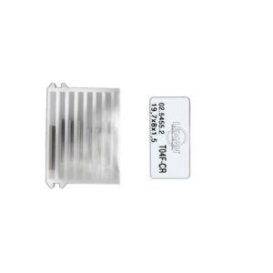 PLAQUETTE K05 50X8X1,5 / 2 COUPES 40° HM - rainure grande face - 02.5459.2 - LEMAN