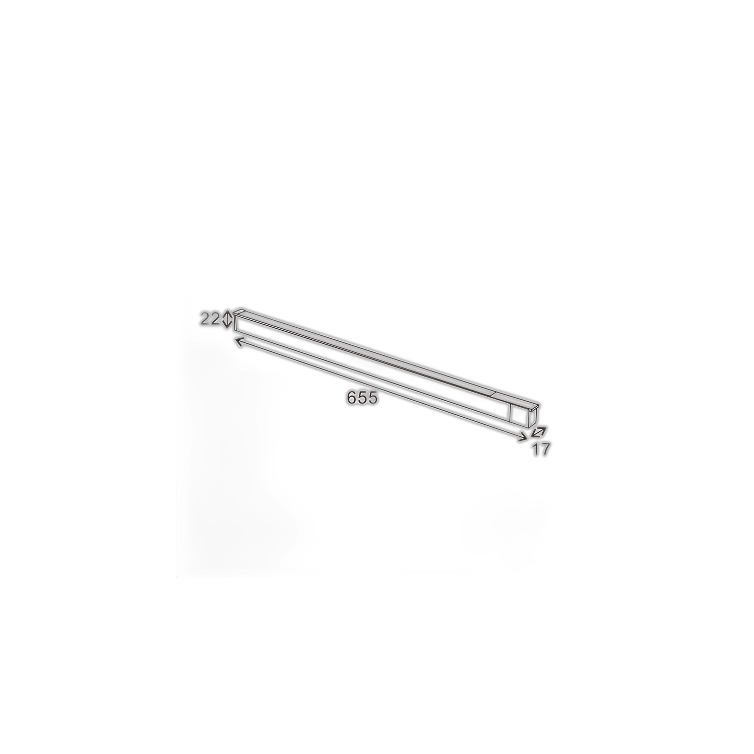 Spot LED Série Lounge 16mm 20W pour Rail Magnétique Noir 48V 3000K - Ledme - LM3603 – Image 2