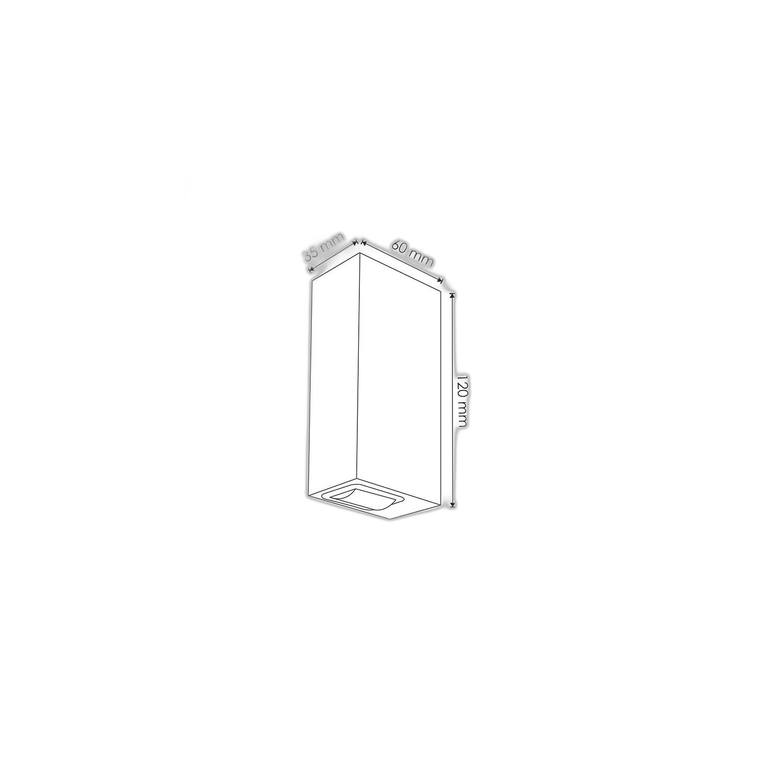 Applique murale Led Falcon 6W 3000K - Ledme - LM6155 – Image 2