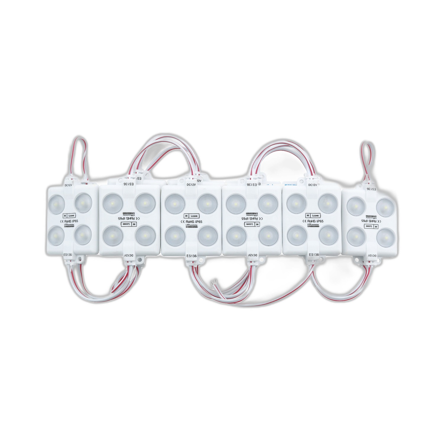 Guirlande de 20 Modules de 4 LED SMD Samsung 12V DC 2W 6000K - Ledme - LM7169 – Image 3