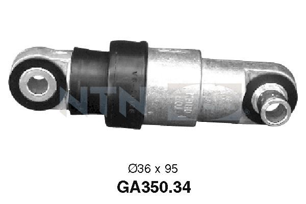 Galets d'accessoires tendeur - GA350.34 - SNR - Compatible avec véhicule BMW