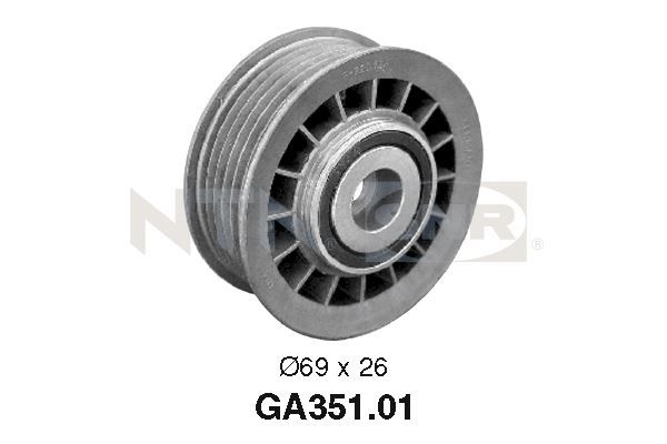 Galets d'accessoires enrouleurs - GA351.01 - SNR - Compatible avec véhicule Mercedes