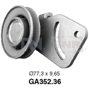 Galets d'accessoires tendeur - GA352.36 - SNR - Compatible avec véhicule Ford