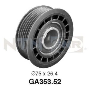 Galets d'accessoires enrouleurs - GA353.52 - SNR - Compatible avec véhicule Opel, Vauxhall