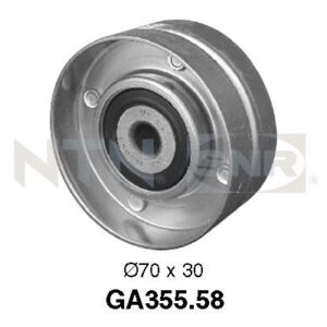 Galets d'accessoires enrouleurs - GA355.58 - SNR - Compatible avec véhicule Renault