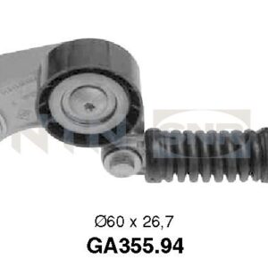 Galets d'accessoires tendeur - GA355.94 - SNR - Compatible avec véhicule Volvo, Renault